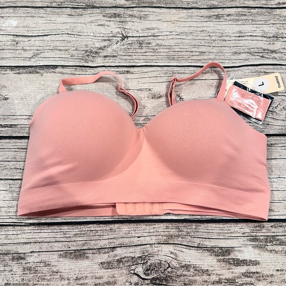 Truekind Comfort Wireless Shaping Bra in Pink Size Large NWT - Picture 1 of 8